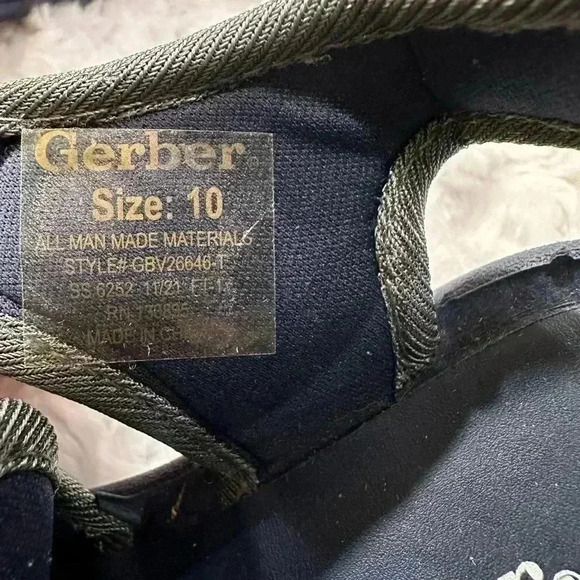 Gerber Boys Caged Grey Athletic Sandals - Picture 8 of 12